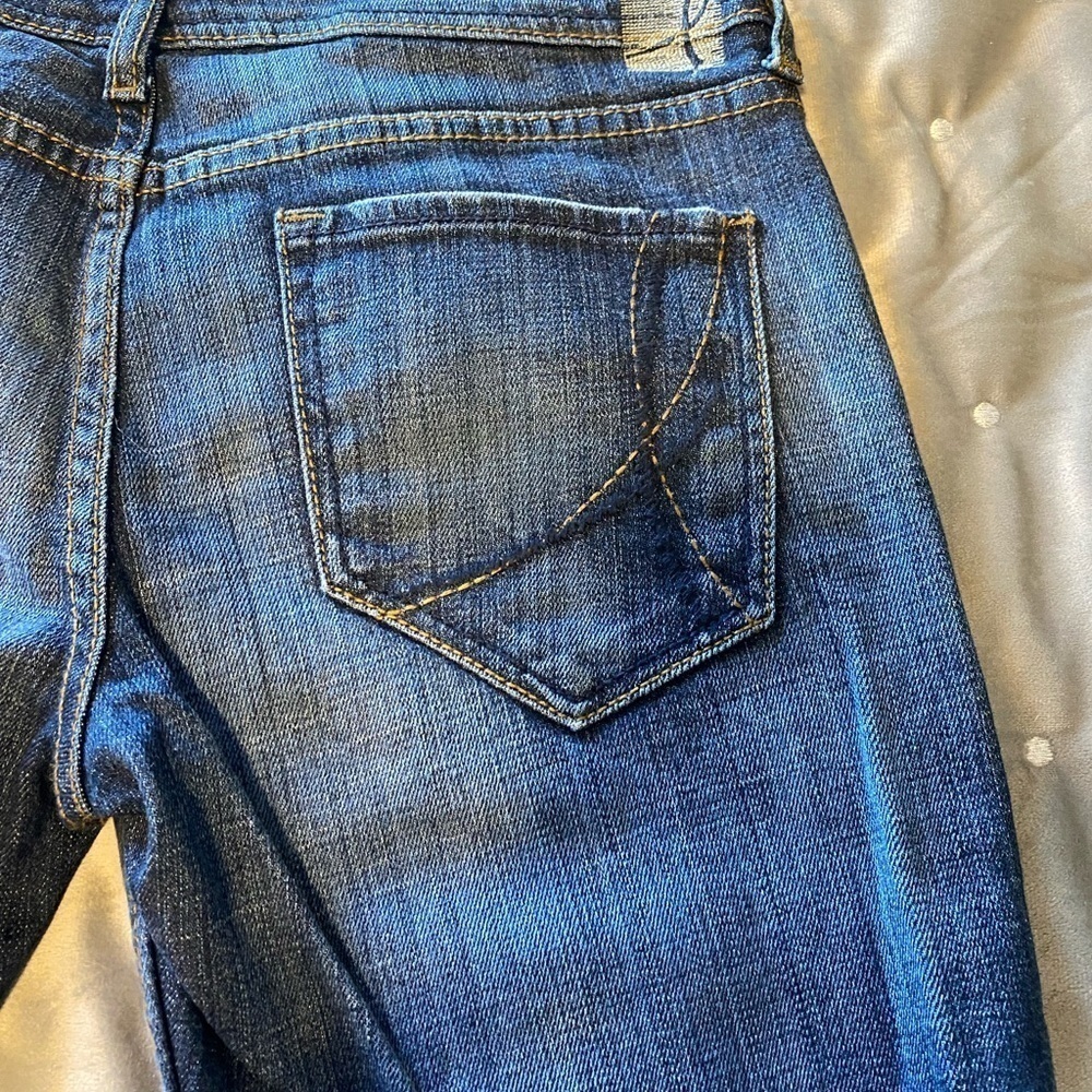 !It Jeans Los Angeles Cropped Flare Low Rise size 29 - Picture 2 of 5